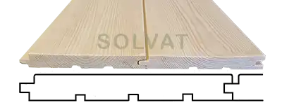 Vidaus dailylentė - profilis VLG2