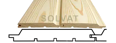 Vidaus dailylentė - profilis VU